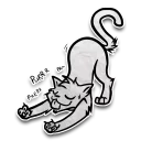 😫 emoji Zuzu the Cat Telegram sticker 10 of 120