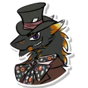 🎩 emoji Candy Corn Sergal Telegram sticker 21 of 23