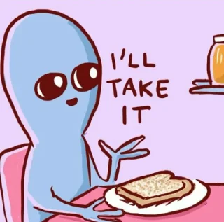 🤷‍♀ emoji Strange Planet Telegram sticker 10 of 42