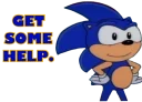 🙂 emoji Adventures of Sonic the Hedgehog Telegram sticker 10 of 120
