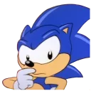 🤔 emoji Adventures of Sonic the Hedgehog Telegram sticker 19 of 120