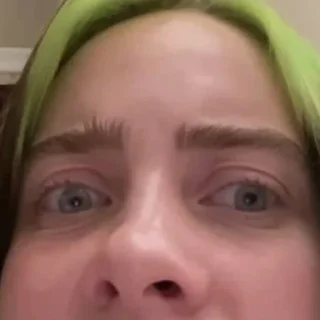 😳 emoji Billie eilish Telegram sticker 5 of 30