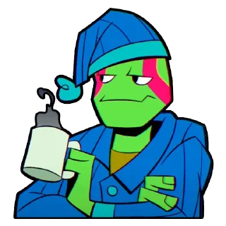😏 emoji Rise of the TMNT Telegram sticker 3 of 27