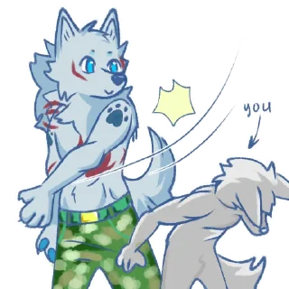 ✋ emoji Victor Thunder Telegram sticker 14 of 21