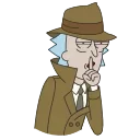🤫 emoji Rick and Morty @Besthemes Telegram sticker 23 of 75