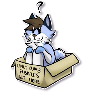 ❓ emoji Chris & Fizzy Telegram sticker 6 of 35