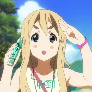 💁 emoji K-ON Telegram sticker 21 of 24