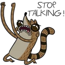 😩 emoji Regular Show Telegram sticker 10 of 24