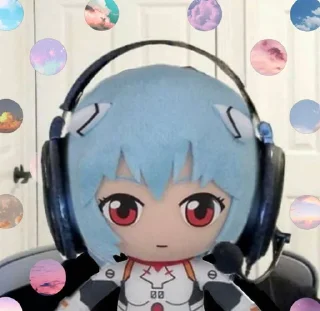 ☠️ emoji rei ayanami Telegram sticker 7 of 25