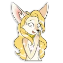 😄 emoji Naked Penny Telegram sticker 7 of 11