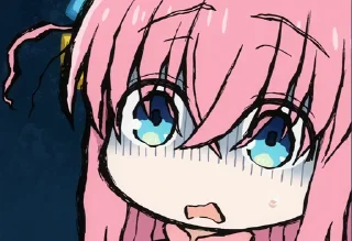 😱 emoji Bocchi The Rock Telegram sticker 18 of 46