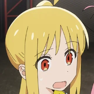 😯 emoji Bocchi The Rock Telegram sticker 24 of 46