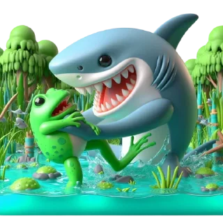 Sticker from Shark Coin