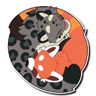 🌀 emoji Red Panda Telegram sticker 9 of 120