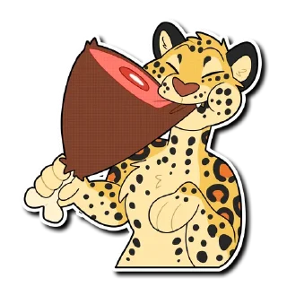 Sticker from Leopard