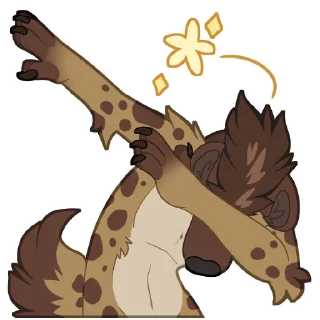 ✨ emoji Jed the Hyena - by @SukariDragon Telegram sticker 13 of 21