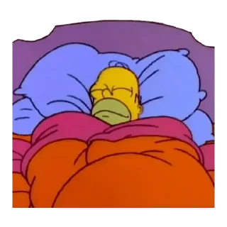 😴 emoji LOS SIMPSONS 2 - [Instagram: @WiStickers] Telegram sticker 18 of 30
