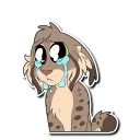 😢 emoji Lynx Telegram sticker 11 of 120