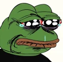 Sticker from Cheloide's rare pepes stash 2
