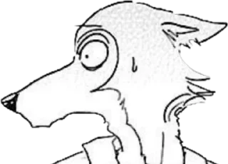 😥 emoji Beastars Telegram sticker 5 of 36