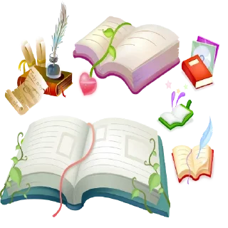📚 emoji @Amoalfabetizar 📚 Paulinha ♡ Telegram sticker 8 of 113