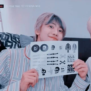 ❄️ emoji jaemin : : @darkestlace` Telegram sticker 19 of 54