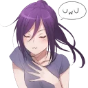 😌 emoji Animemes Telegram sticker 8 of 120