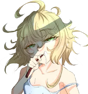 🤨 emoji Tanya Degurechaff Telegram sticker 24 of 36