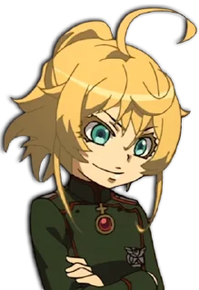 😊 emoji Tanya Degurechaff Telegram sticker 19 of 36