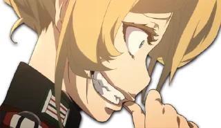 😏 emoji Tanya Degurechaff Telegram sticker 15 of 36