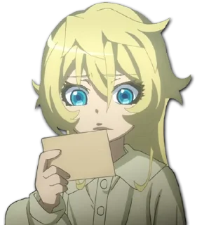 🤨 emoji Tanya Degurechaff Telegram sticker 11 of 36