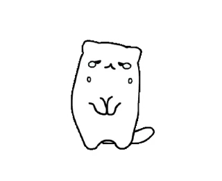😢 emoji Pocky Cat • @xxyuji Telegram sticker 19 of 24