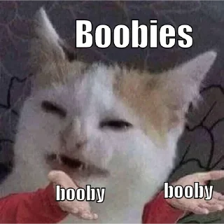 😐 emoji i hate boobies @GownoPost Telegram sticker 6 of 36