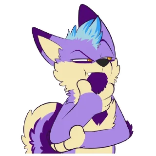 🤔 emoji Riley Coyote Telegram sticker 10 of 102