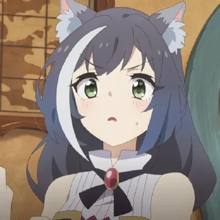 😦 emoji Kyaru Telegram sticker 5 of 32