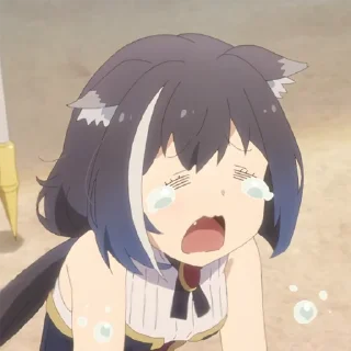 😭 emoji Kyaru Telegram sticker 11 of 32