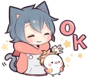 🆗 emoji Ash Kitten (2) Telegram sticker 7 of 77