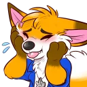Sticker from Huk the Fox