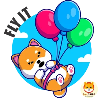 Sticker from bscSHIBA