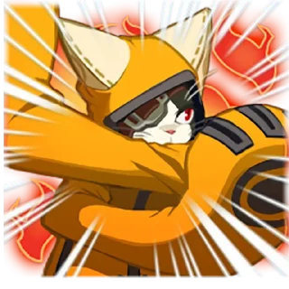 😾 emoji BlazBlue Cross Tag Battle Stickers Telegram sticker 7 of 55