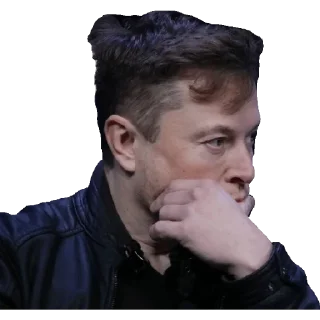 😐 emoji Elon Musk Telegram sticker 24 of 30