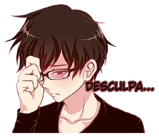 😕 emoji The one guy with glasses Telegram sticker 12 of 45