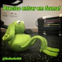 💪 emoji Kermit, the frog 9 🐸 Telegram sticker 15 of 68