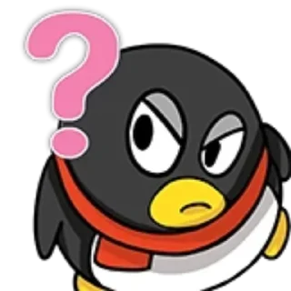🤨 emoji bili腾讯企鹅🐧 Telegram sticker 10 of 15