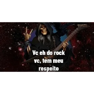 🙏 emoji eu sou do rock Telegram sticker 23 of 25