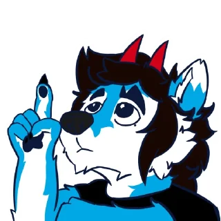 👆 emoji Darkness sticker set Telegram sticker 14 of 61