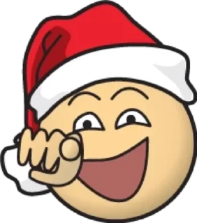 👆 emoji Santa @Wolfs_Legion Telegram sticker 23 of 25