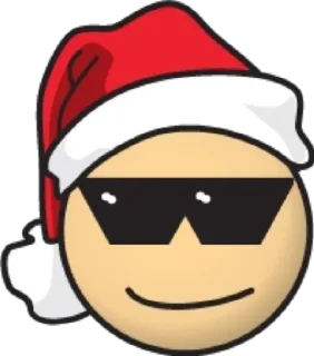 😎 emoji Santa @Wolfs_Legion Telegram sticker 12 of 25