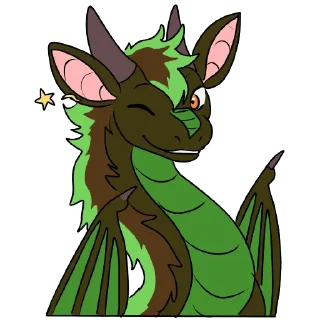 😉 emoji LitTheDragonVol1 Telegram sticker 16 of 120