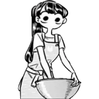 🧜 emoji Komi-San Telegram sticker 9 of 30